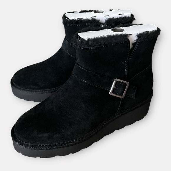 Koolaburra Shoes - Koolaburra by UGG Women's Black Suede Kelissa Mini Ankle Boot Size 8 NEW